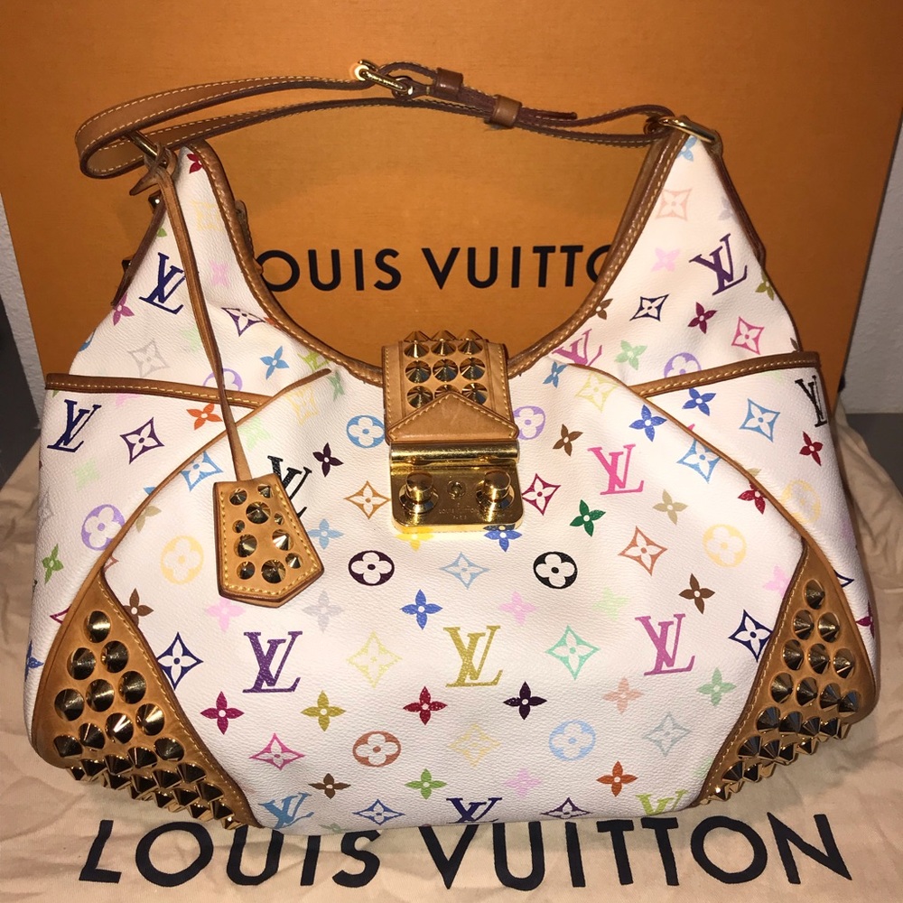 Authentic Louis Vuitton Chrissie mm multicolor